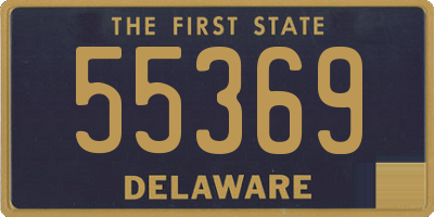 DE license plate 55369