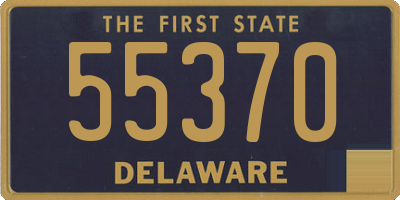 DE license plate 55370