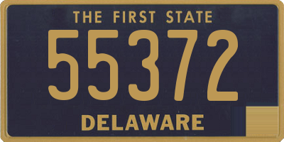 DE license plate 55372