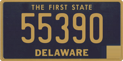 DE license plate 55390