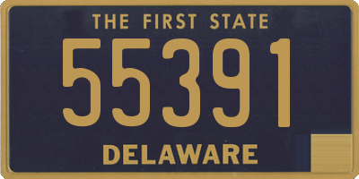 DE license plate 55391