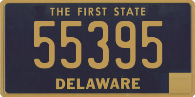 DE license plate 55395