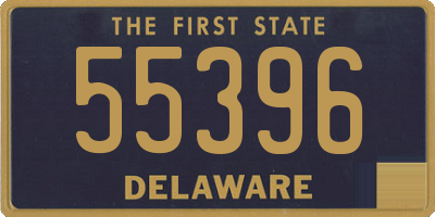 DE license plate 55396