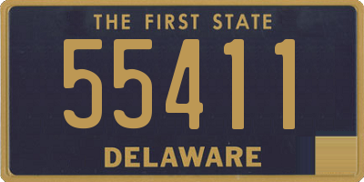 DE license plate 55411