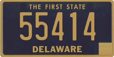 DE license plate 55414