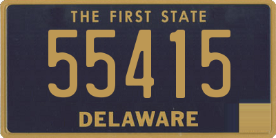 DE license plate 55415