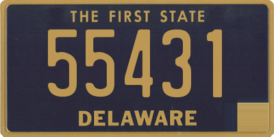DE license plate 55431