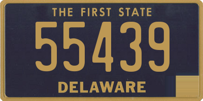 DE license plate 55439