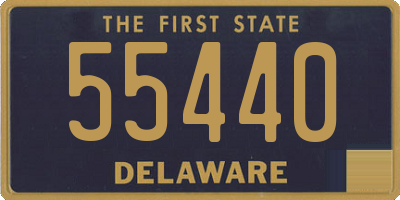 DE license plate 55440