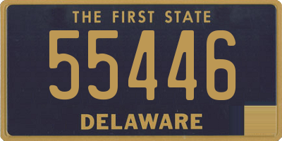 DE license plate 55446