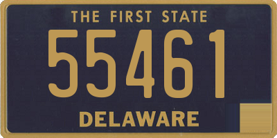 DE license plate 55461