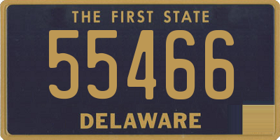 DE license plate 55466