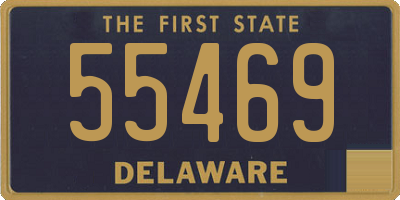 DE license plate 55469