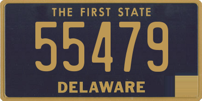 DE license plate 55479