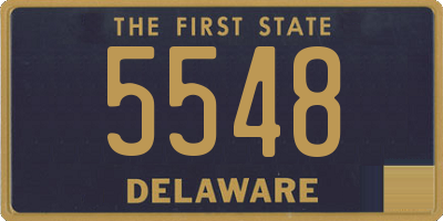 DE license plate 5548