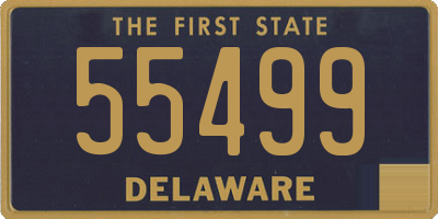DE license plate 55499