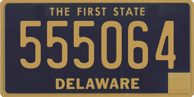DE license plate 555064