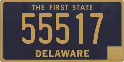 DE license plate 55517