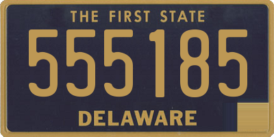 DE license plate 555185