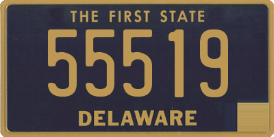 DE license plate 55519