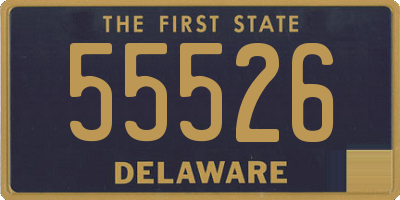 DE license plate 55526