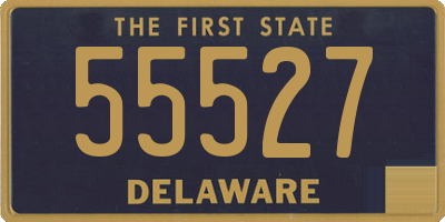 DE license plate 55527