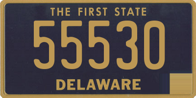 DE license plate 55530