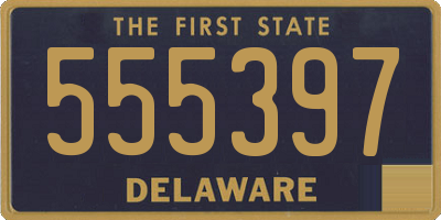 DE license plate 555397