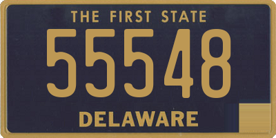 DE license plate 55548