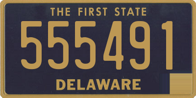 DE license plate 555491