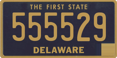 DE license plate 555529