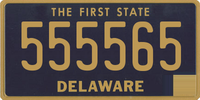 DE license plate 555565