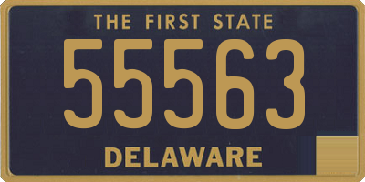 DE license plate 55563
