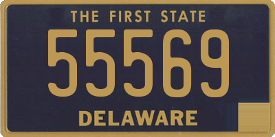 DE license plate 55569