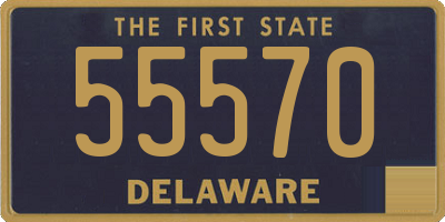 DE license plate 55570