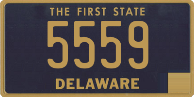 DE license plate 5559