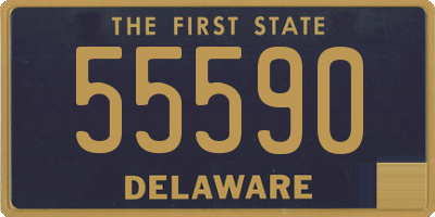 DE license plate 55590