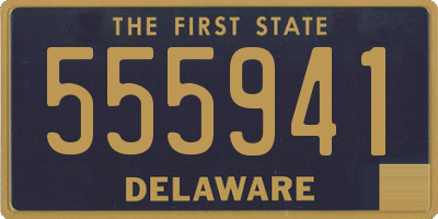DE license plate 555941