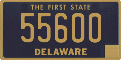 DE license plate 55600