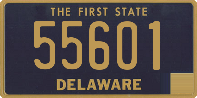 DE license plate 55601