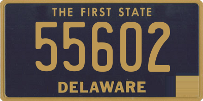 DE license plate 55602