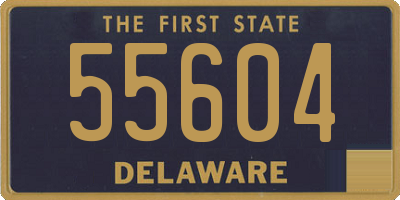 DE license plate 55604