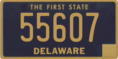 DE license plate 55607