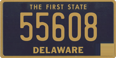 DE license plate 55608