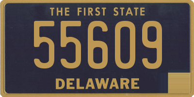 DE license plate 55609