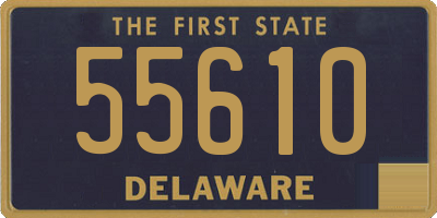 DE license plate 55610