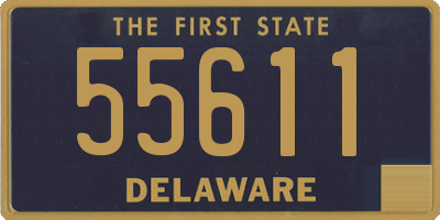 DE license plate 55611