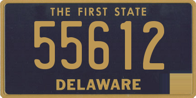 DE license plate 55612