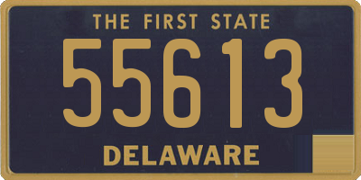 DE license plate 55613