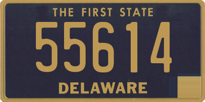 DE license plate 55614